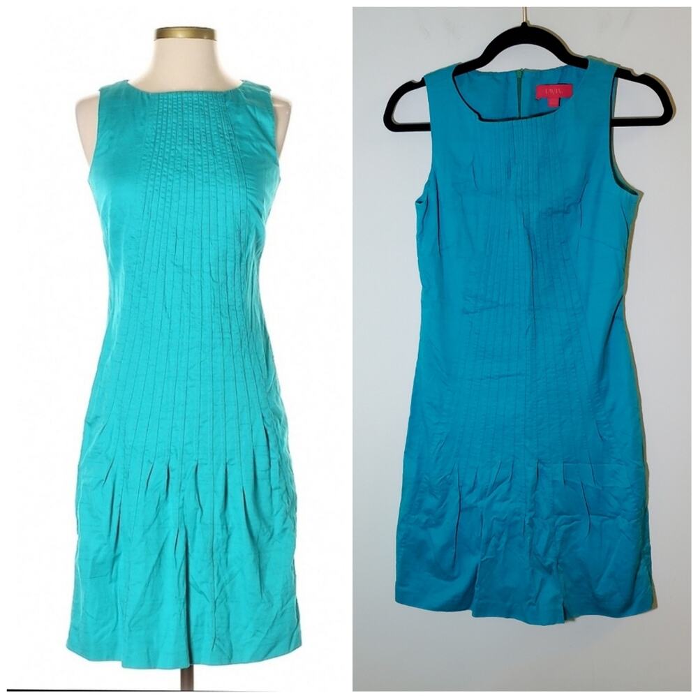 𖦹 LaVia 18 by Piazza Sempione Italian Designer Cotton A-Line Dress IT 40 US 4